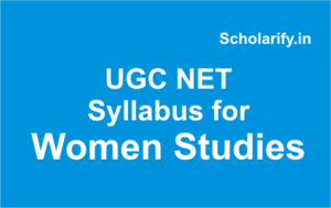 ugc net Women Studies