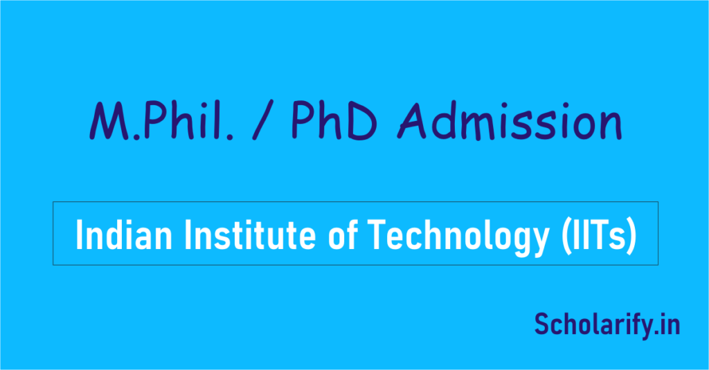 phd in education from iit